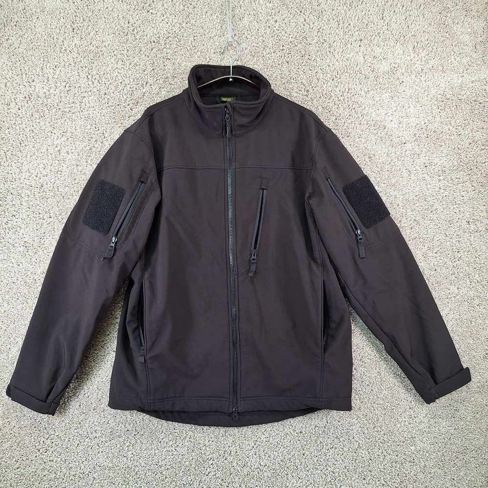Condor Jacket Men Large Black Phantom Soft Shell Jacket Tactical Gorpcore